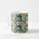 Search for peach and green mugs Floral