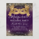 Search for purple gold sweet 16 Masquerade mask