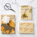 Search for cowboy wrapping paper Saddle up