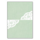 Search for mint green wedding table cards Lace