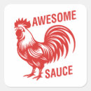 Search for rooster humor stickers Farm