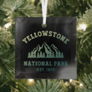 Search for yellowstone national park ornaments Hiking