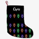 Recherche de tête chaussette de noël Crâne