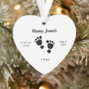 Search for nursery decorating ornaments Newborn footprints