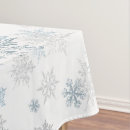 Search for silver snowflake tablecloths Minimalist