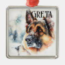 Search for german shepherd christmas decor Watercolor