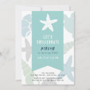 Search for turquoise starfish invitations Seashell