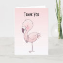 Search for flamingo thank you cards Cute