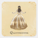 Search for quinceanera dress stickers Gold