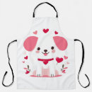 Search for cute valentine aprons Red