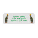 Search for chrismas return address labels Green