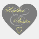 Search for yellow and grey wedding stickers Bride