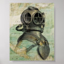 Search for scuba diver art Antique
