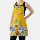 Search for yellow sunflowers aprons Stylish