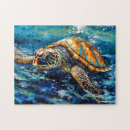 Recherche de tortue de mer puzzles Vie marine