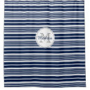 Search for navy and white stripe shower curtains For him