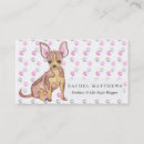 Search for dog paw print business cards Pink