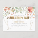 Search for champagne 30th birthday invitations Party