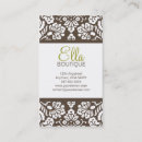 Search for 5 business cards Brown