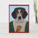 Search for saint christmas cards St bernard