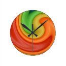 Search for funky red clocks Colourful