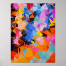 Recherche de triangles modernes posters Coloré