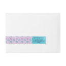 Search for donut return address labels Girly