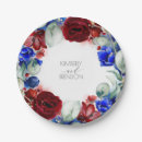 Search for navy and burgundy paper plates Navy blue floral