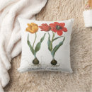 Recherche de tulipe vintage coussins Botanique