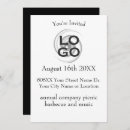 Search for company logo invitations Black and white