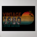 Search for 80s birthday posters Retro