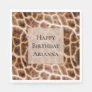 Search for giraffe print napkins Animal