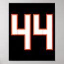 Search for jersey number posters White