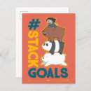 Search for we bare bears postcards Bear stack