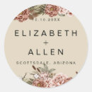 Search for natural wedding stickers Bride and groom