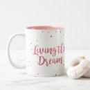Recherche de rêve rose tasses Encouragement