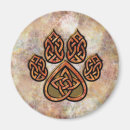 Recherche de noeud rouge magnets Celtique