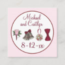 Search for bells square invitations Floral