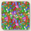 Search for stained glass coasters Decorative