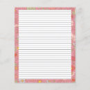 Search for pink flowers stationery paper Letter writing