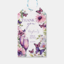 Search for butterfly thank you gift tags Purple