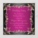 Recherche de hot pink black gold invitations Noir