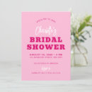Search for hot pink bridal shower invitations Minimalist