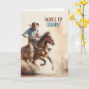 Search for horseback cards Cowboy