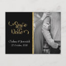 Search for glitter save the date postcards Gold