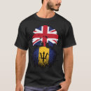 Search for barbados flag tshirts Barbadian