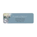 Search for blue and silver return address labels Floral
