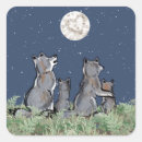 Search for howling wolf stickers Party