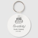 Search for scribble keychains Happy birthday