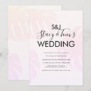 Search for monstera wedding invitations Elegant